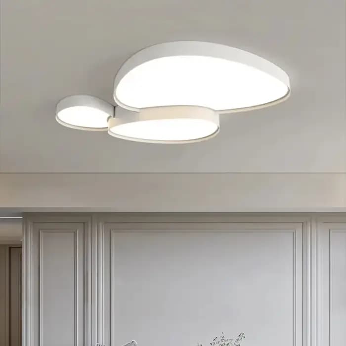 Plafonnier Led au design moderne et simple, luminaire décoratif d'intérieur, idéal pour un salon, une cuisine, un balcon ou une chambre à coucher