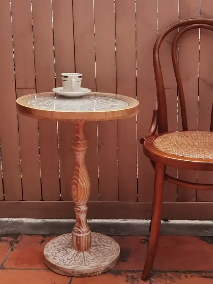 Table basse français rétro canapé