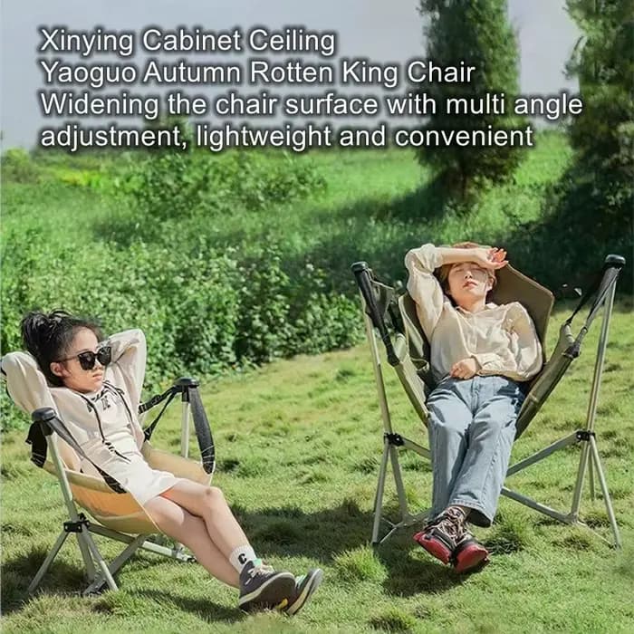 Chaise à bascule pour voyages en plein air
