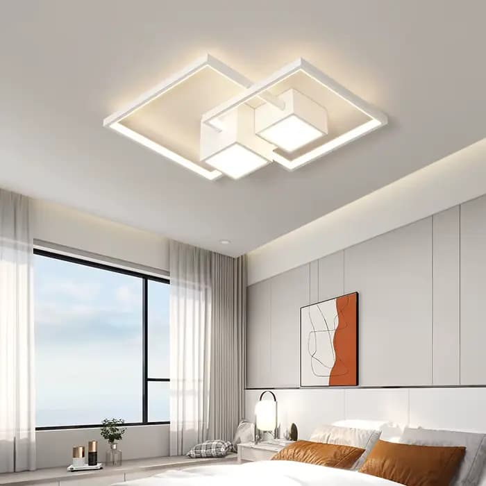 Lampes de salon plafond moderne à LEDs lustre lumière pour salle à manger salle d'étude cuisine Lustre luminaire intérieur suspendu décor