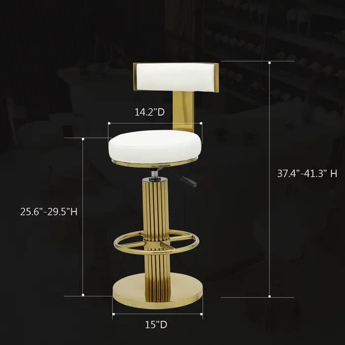 Tabouret de Bar observateur et Moderne, Chaise Haute pour Salon, Salle à Manger, Magasin et Loisirs