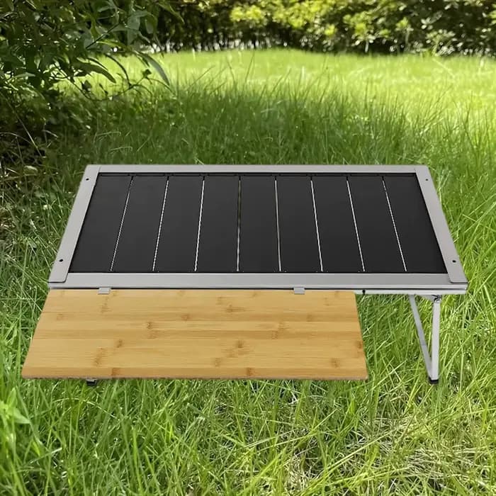 Planche d'extension de table extensible en bambou pour outils de grillades