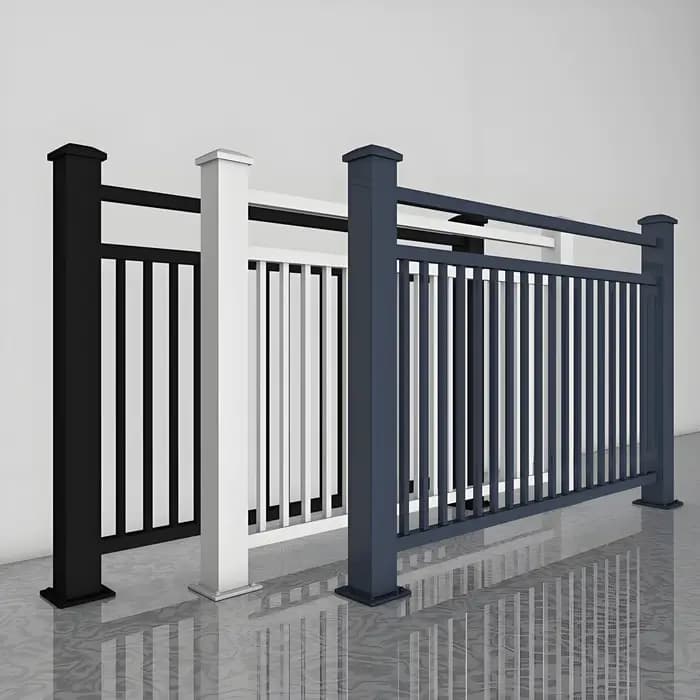 Planche de jardin extérieure tubulaire en aluminium et métal