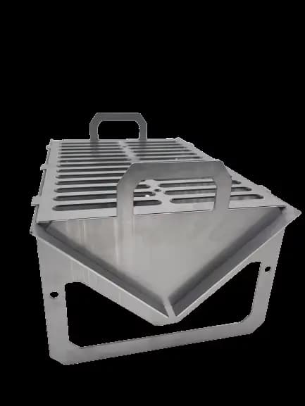 Modèle détachable pliant carré Barbecue gril pique-nique Mini Portable Camping petit