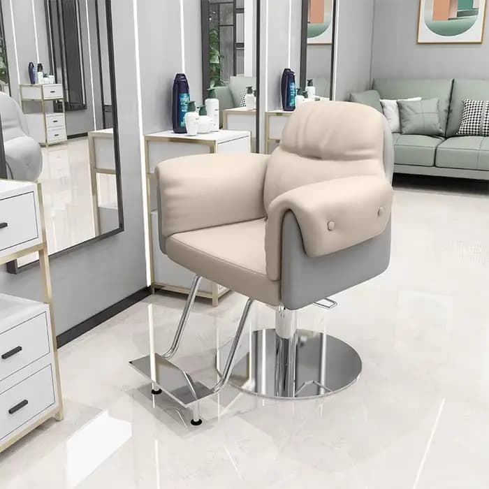 Barbier professionnel ergonomique plancher confortable salon de coiffure chaise de barbier moderne Design élégant Sedie Per Estetista meubles