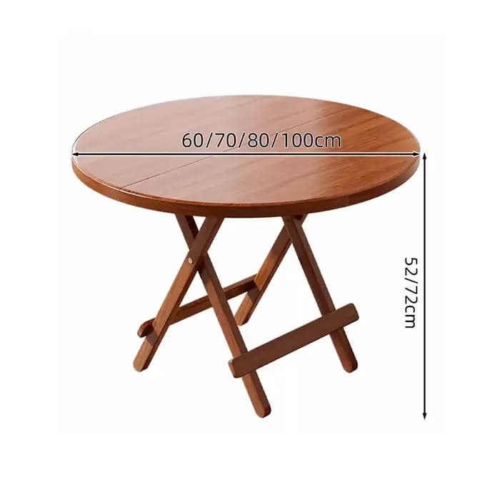 Table ronde pliable