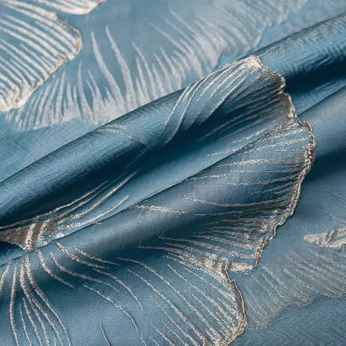 Rideaux occultants en Jacquard de précision, lumière française de luxe pour salon et chambre à coucher, tissu en relief, décor en Tulle personnalisé