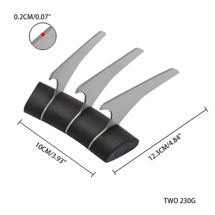Ensemble de deux outils de Barbecue en acier inoxydable