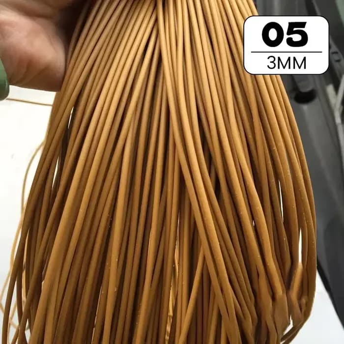 2.5/3Cm 500G rond Pe rotin plastique synthétique
