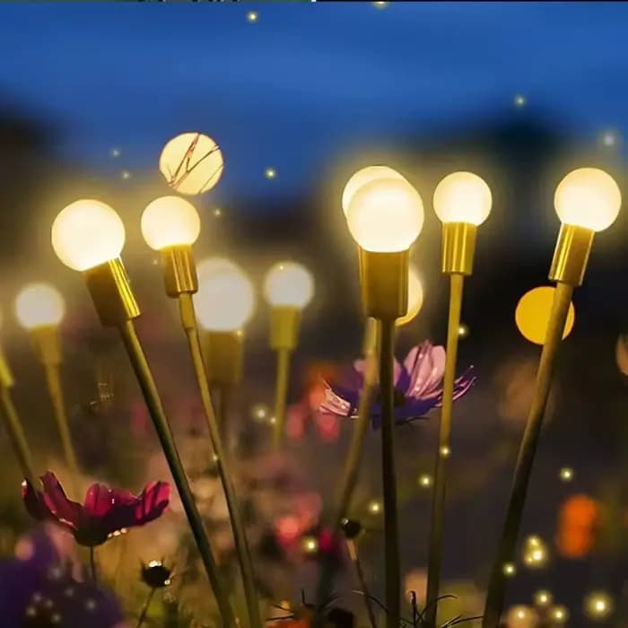 Lampes de jardin-nouvelles lumières lucioles à énergie solaire améliorées
