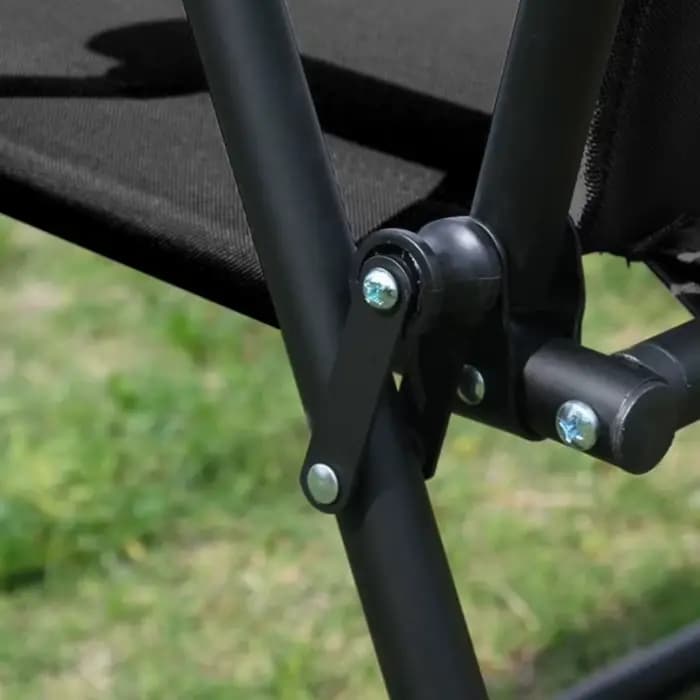 Tabouret de camping pliable avec accoudoirs pour adultes