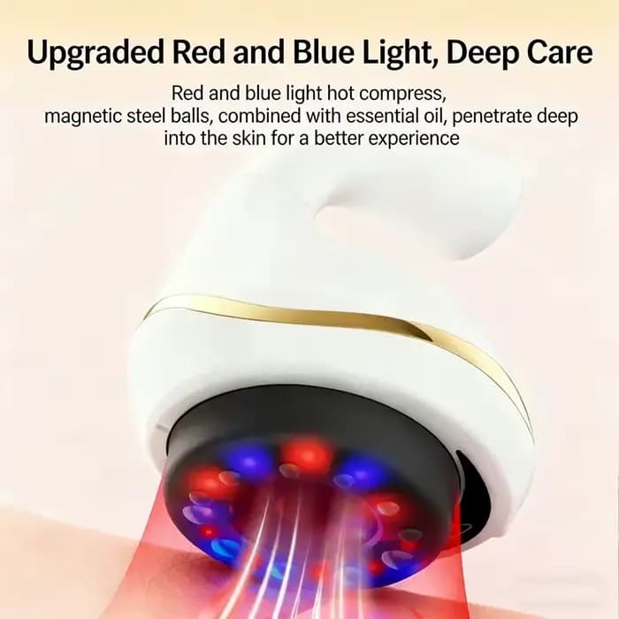Brosse de massage électrique pour méridiens, grattoir universel pour le corps, grattoir à ventouses, masseur abdominal et dorsal, pour usage domestique