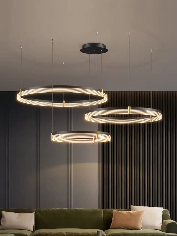 Plafonnier LED au Design Nordique Moderne et Créatif, Éclairage d'Nik, Luminaire Décoratif de Plafond, Idéal pour un Salon, un Restaurant ou une Chambre à Coucher