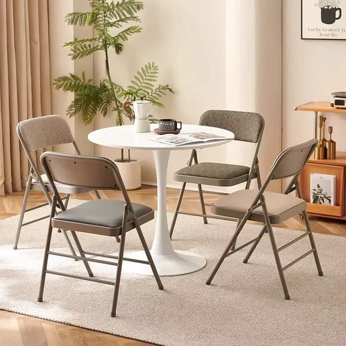 Chaise pliante en tissu maille confort en forme d'arc Offic ergonomique antibactérien et respirant en cuir microfibre