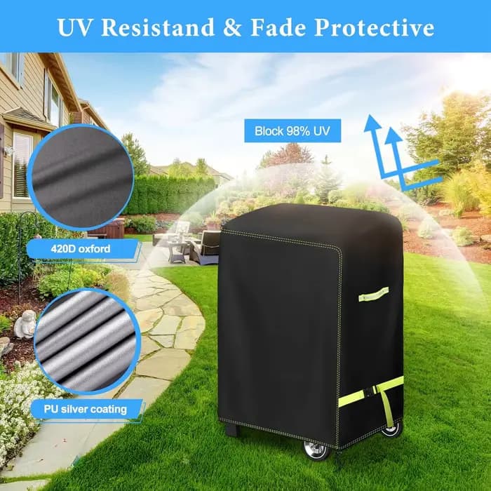 Housse de protection pour barbecue extérieur 420D