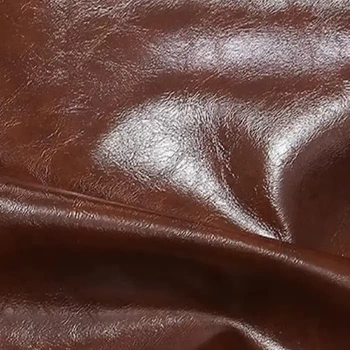 Housse de coussin de siège ronde en similicuir