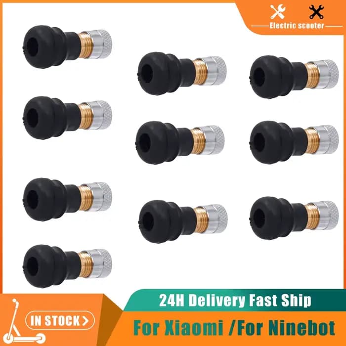 1/5/10PC Valves de pneus sans chambre à air pour Xiaomi M365/Pro/pro 2 Max G30 G2 G3 Trottinette électrique Pneu sans chambre à air Roue Valve à gaz