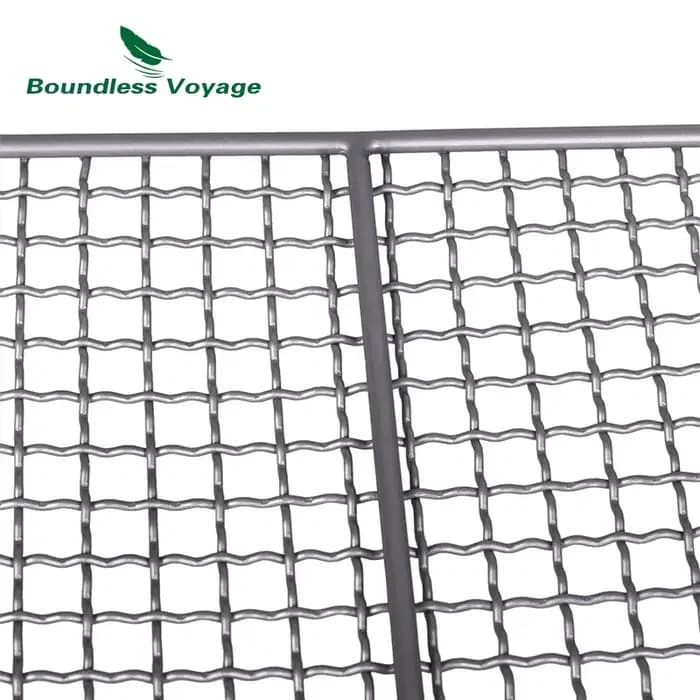 Boundless Voyage Titanium ć Grill avec confrontJOFood Charcoal Carbon BBQ Furnace, Camping en plein air, Pique-nique Britware