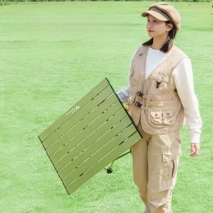 Table de camping pliable d'extérieur