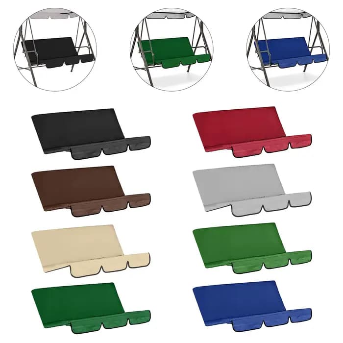 Housse de remplacement imperméable pour siège de balançoire de jardin