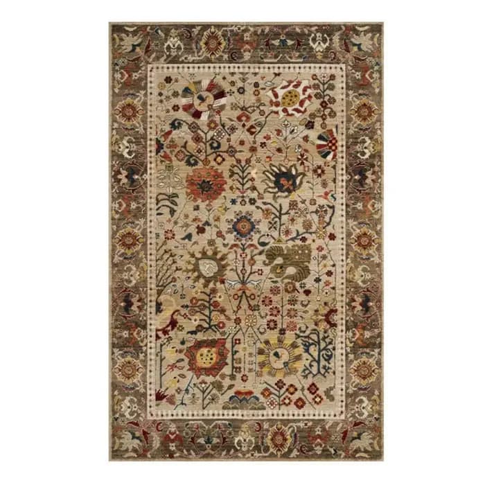 Tapis persan ethnique marocain nordique, antidérapant, pour salon, chambre à coucher, canapé, balcon, cuisine