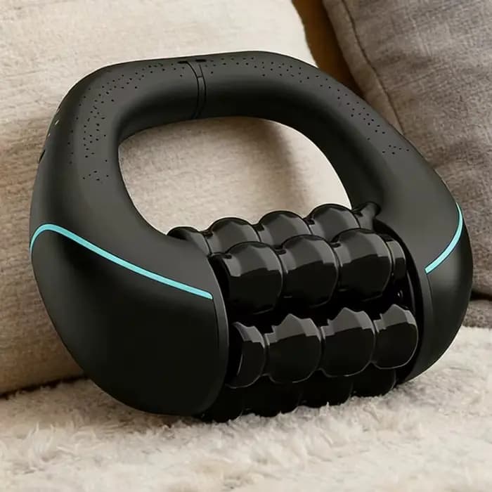 Rouleau de massage électrique pour la relaxation des tissus profonds et des muscles, rechargeable pour soulager les maux de dos après l'exercice