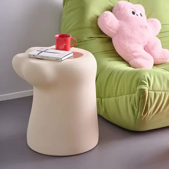 Table basse nordique Tables d'appoint en plastique moderne mignon chambre