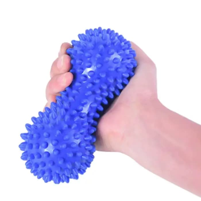 Balle de massage picots en forme d'arachide pour l'entraînement, soulagement des douleurs musculaires et du stress, masseur de pieds, relaxation, balles myofasciales pour outils de massage plantaire