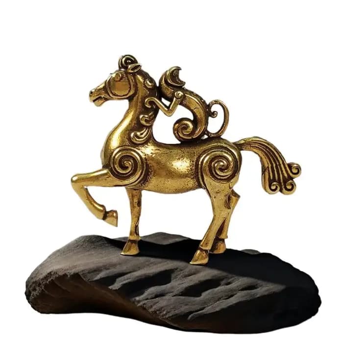 Figurines de cheval Feng Shui 2026 : Miniatures qui bénissent votre carrière et vous apportent le succès – Décoration de bureau et cadeau pour la maison