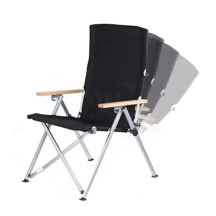 Chaise longue d'extérieur robuste en aluminium