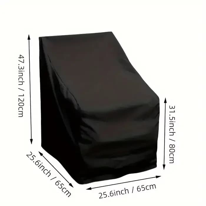 Sac de rangement anti-poussière pour chaise empilable