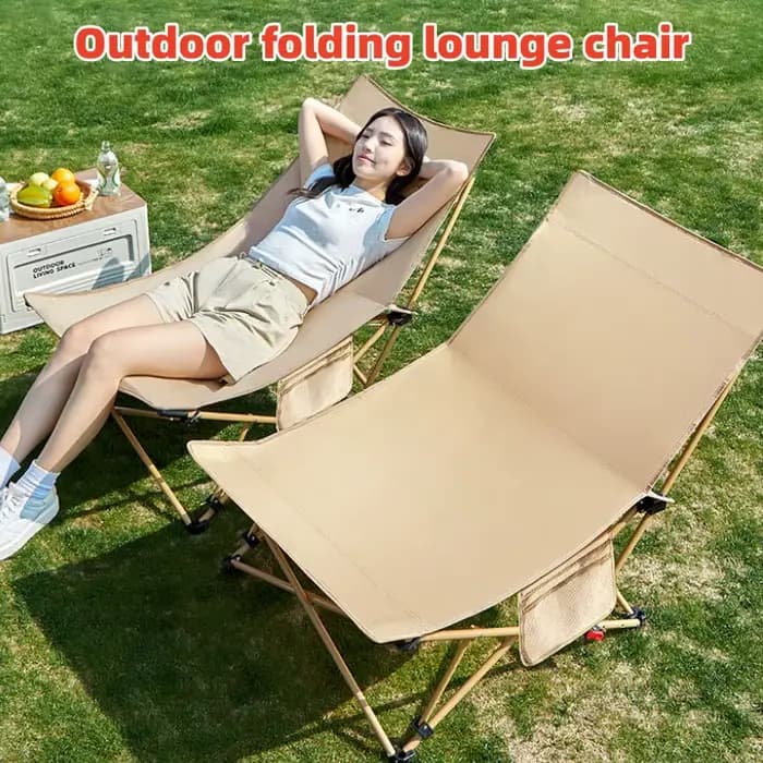 DIVEDEER Chaise de camping pliante d'extérieur