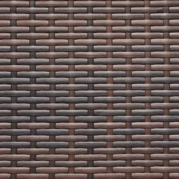 Kit de réparation plat et lisse en rotin synthétique