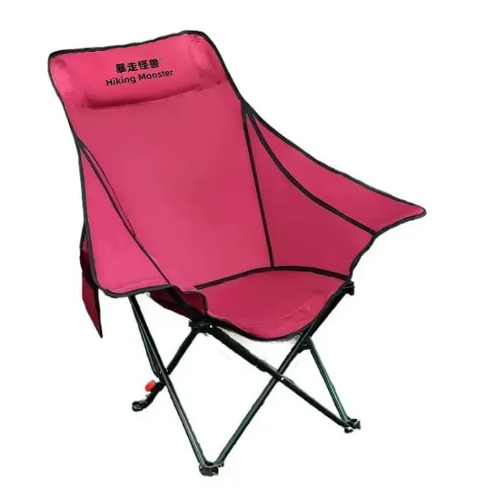 Chaises de plage portables roses inclinables randonnée pêche