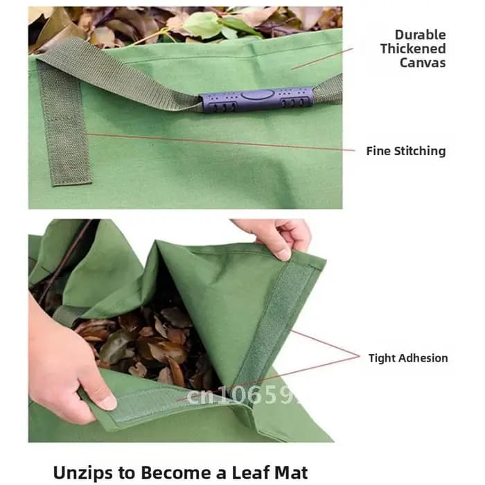Sac de rangement de feuilles de jardin