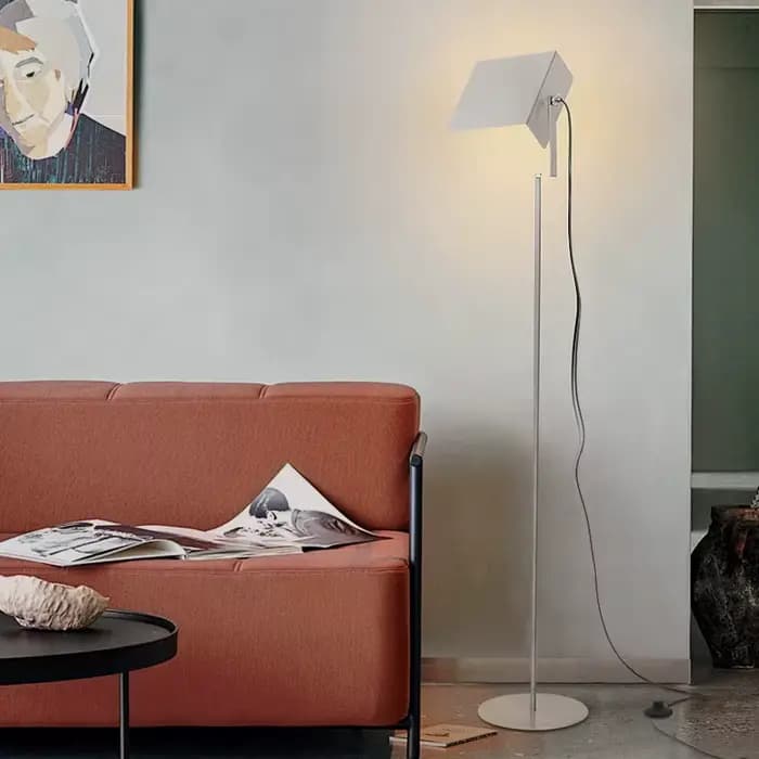 Lampe LED autoportante en acier inoxydable