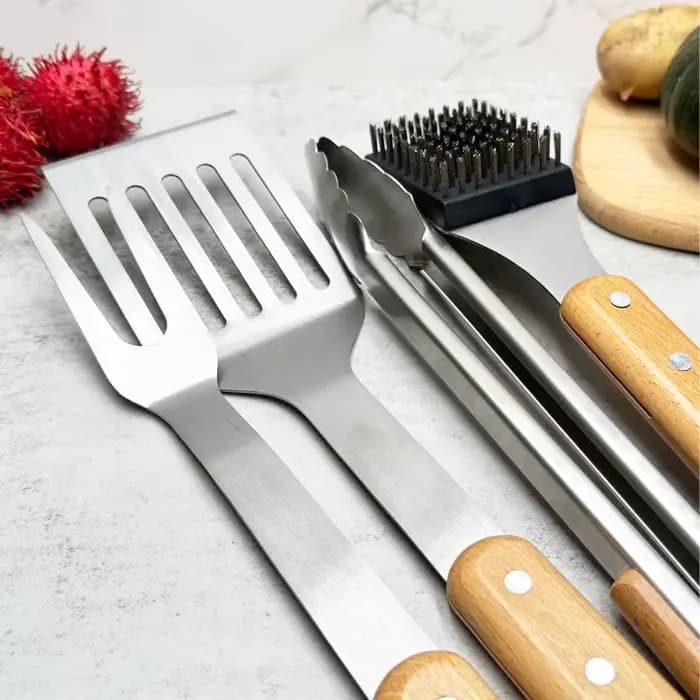 Ensemble d'outils de Barbecue en acier inoxydable
