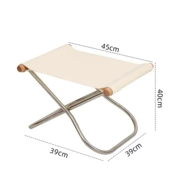Chaise inclinable pliante en toile de Style japonais