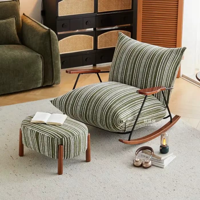 Fauteuils de salon italiens moelleux, style Mid-Century, avec accoudoirs pliables, fauteuils de détente sectionnels colorés, Sillon, mobilier de maison
