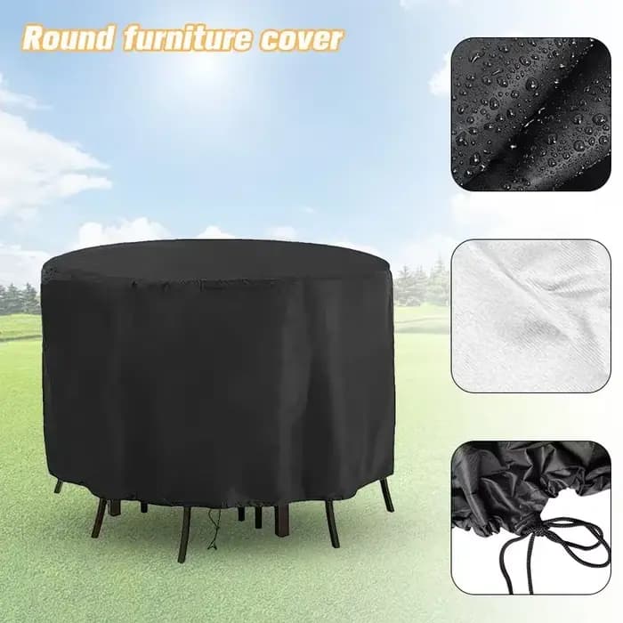 Housse de protection pour Table ronde de Patio de jardin