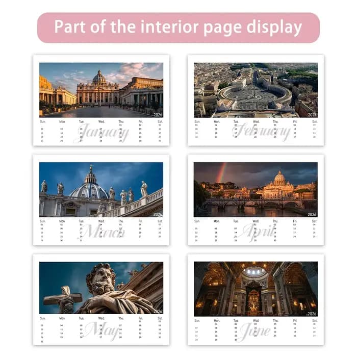 Calendrier de construction 2026 – 2027, planificateur mensuel de 24 mois, calendrier de bureau, cadeau parfait pour les anniversaires, noël, nouvel an, 1 pièce