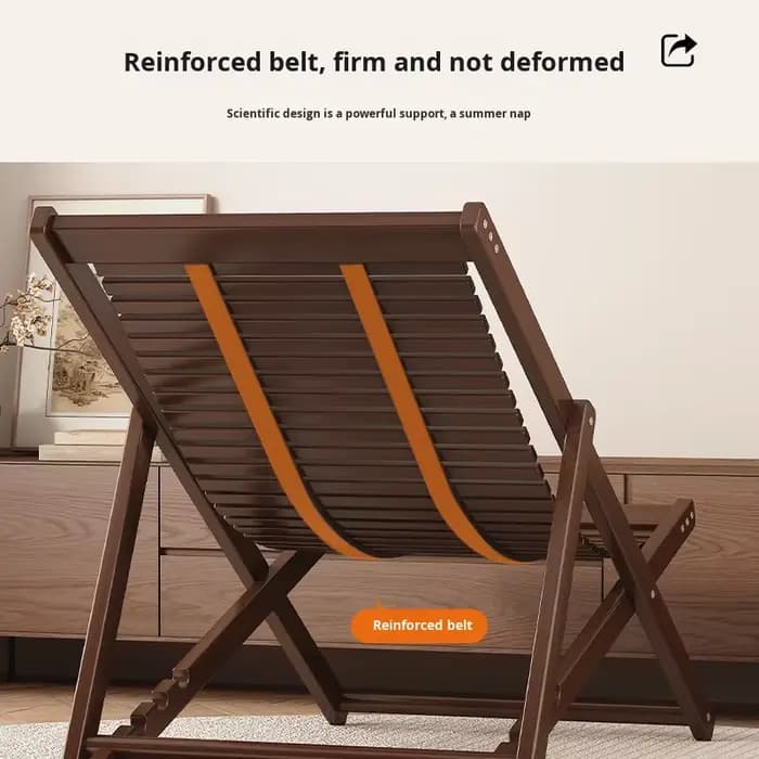Fauteuil inclinable pliant pour Camping en plein air plage maison personnes âgées balcon bureau sieste en bambou