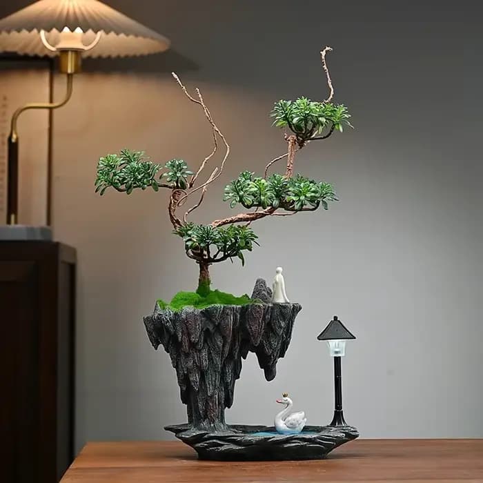 Simulation de plante verte Sky City