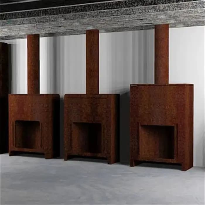 foyer carré foyer de barbecue extérieur foyer rectangulaire extérieur foyer