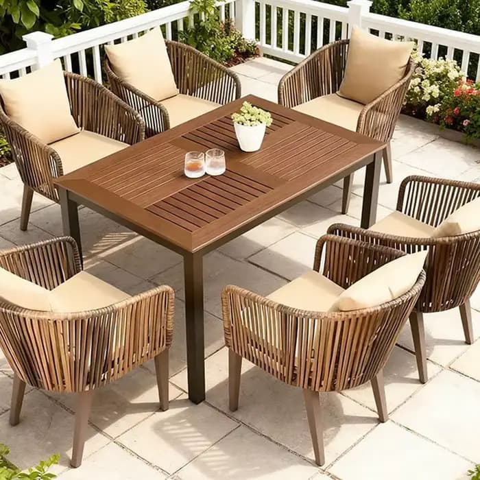 Ensembles de meubles de jardin modernes en bois