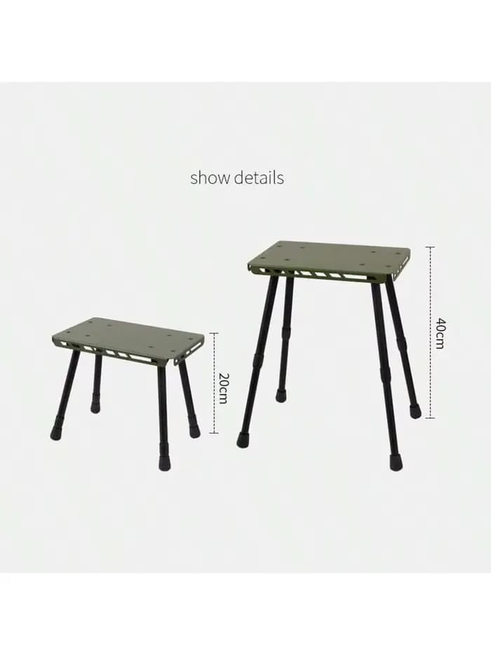 Table et chaise d'extérieur à double usage
