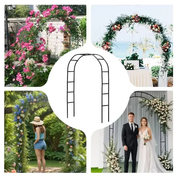 Arc en treillis pour plantes grimpantes