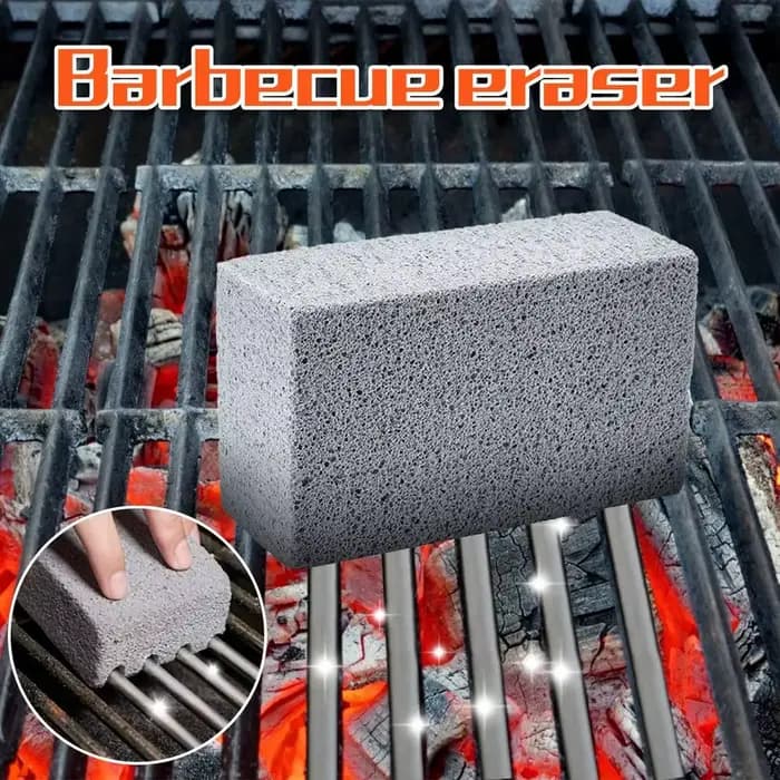 1 pièce Brique de pierre ponce pour nettoyage de barbecue