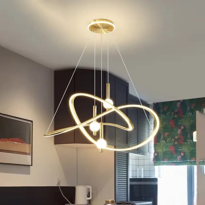 Moderne Simple salon plafond Lustre cuisine salle à manger chambre décor à la maison Lustre suspension