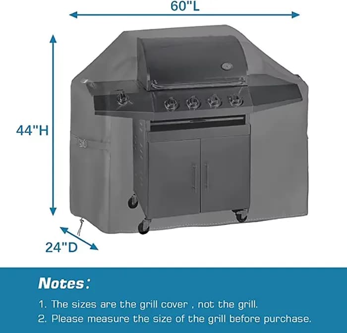 Outils d'extérieur couverture de gril de Barbecue imperméable robuste Patio extérieur Oxford